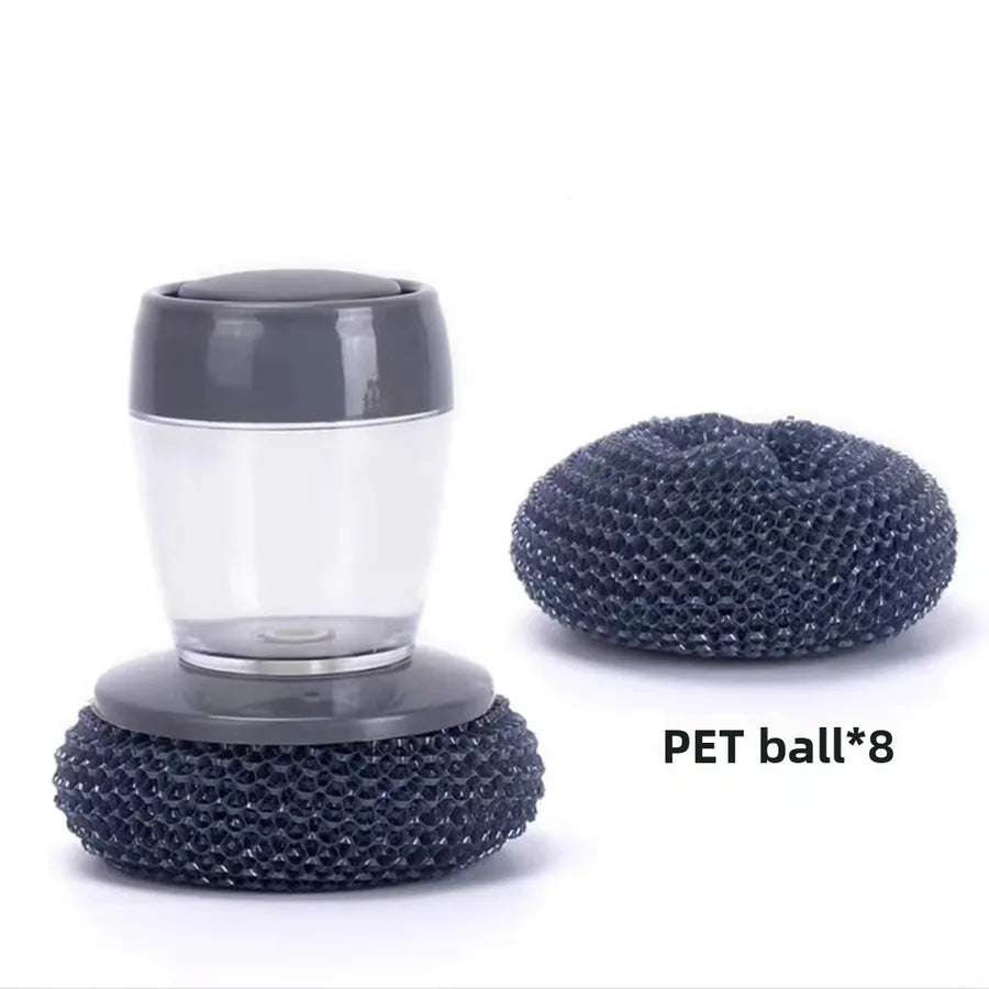 High quality long handle liquid washing pot brush stove dish cleaning brush kitchen household decontamination dishwashing brush long handle pot brush