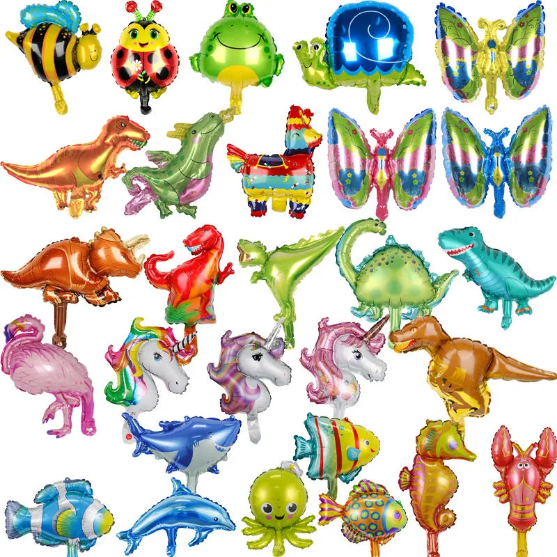 Children'S Day Animal Dinosaur Butterfly Aluminum Film Party Balloons Party Supplies Balloons 1 Piece