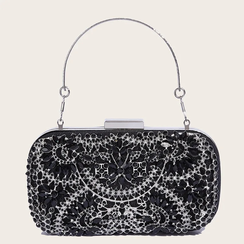 new diamond-embedded evening bag with cheongsam dress evening bag  women's handbag  explosion