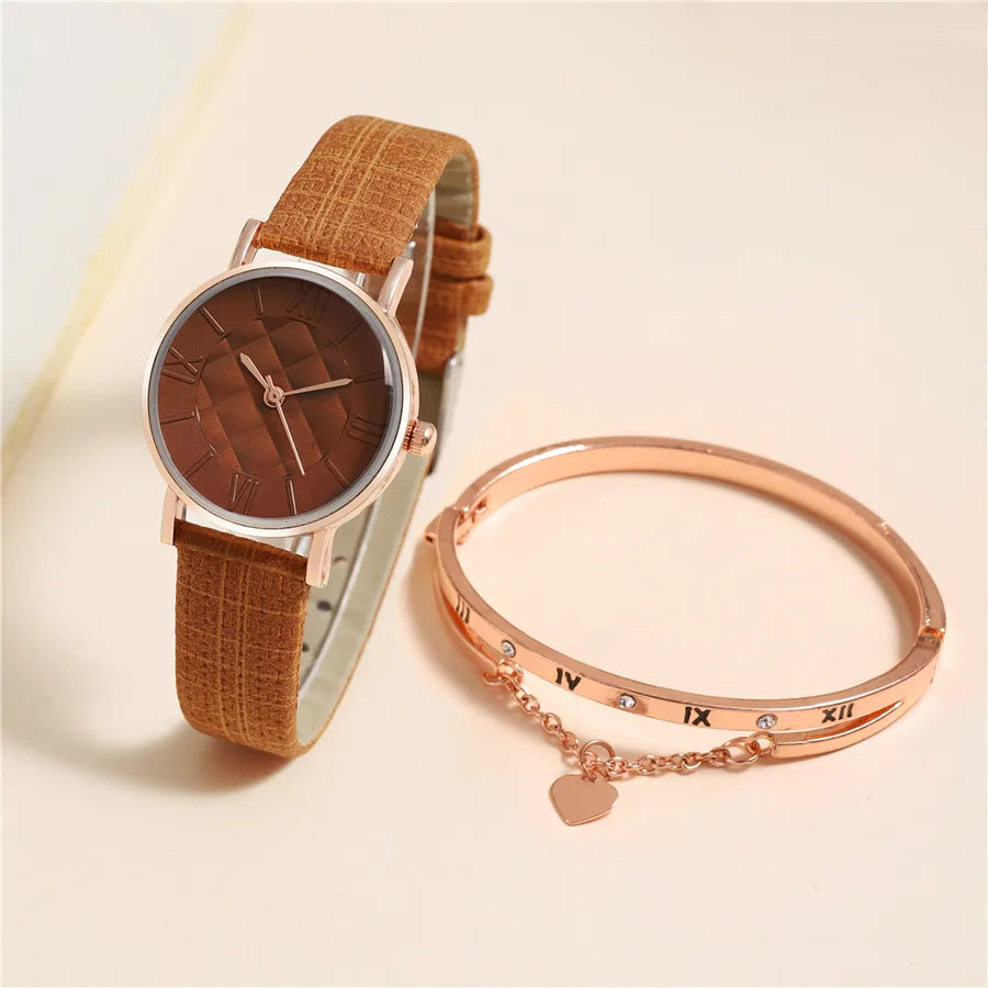 Casual Elegant Heart Shape Buckle Quartz Women's Watches