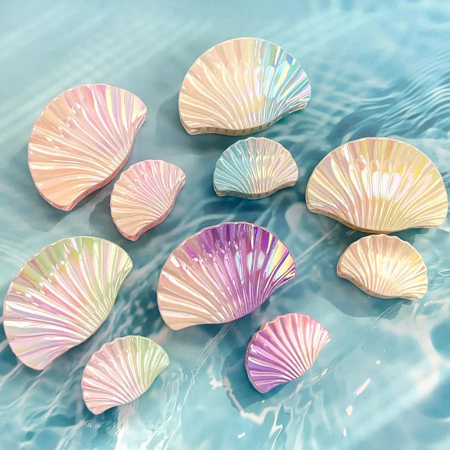 Elegant Lady Women's Shell Plastic Hair Claws