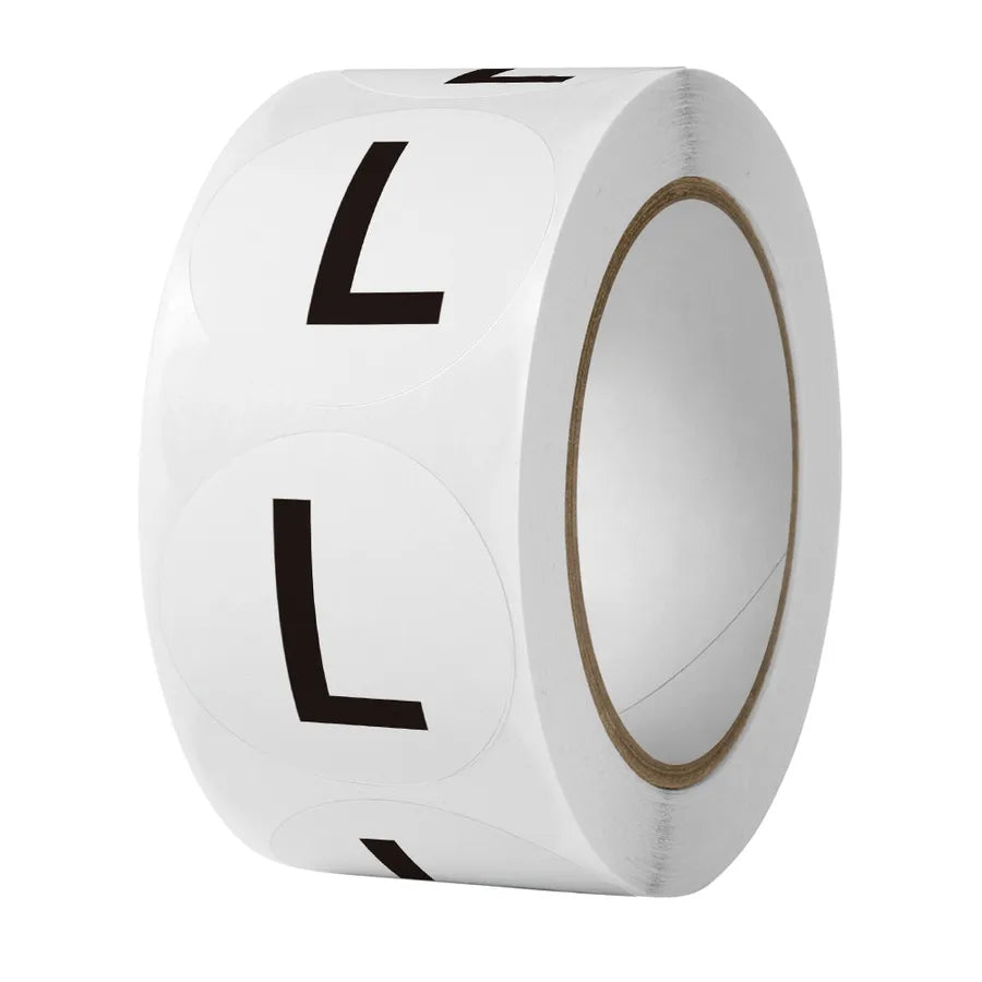 1 inch clothing clothes size label sticker wholesale shoes hat size model self-adhesive label sticker