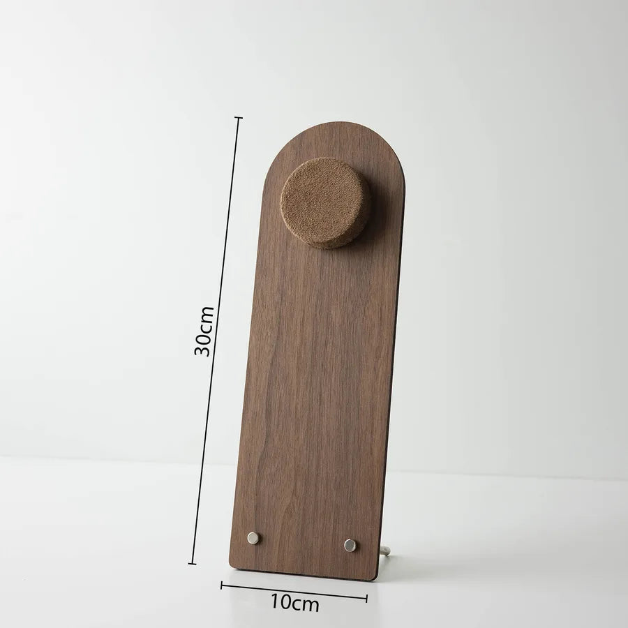 Walnut Jewelry Display Stand Bracelet Necklace Earring Rack Ring Holder Jewelry Tray Combination Fashion Accessory Showcase