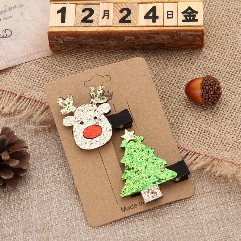 Christmas Cute Christmas Tree Snowman Alloy Christmas