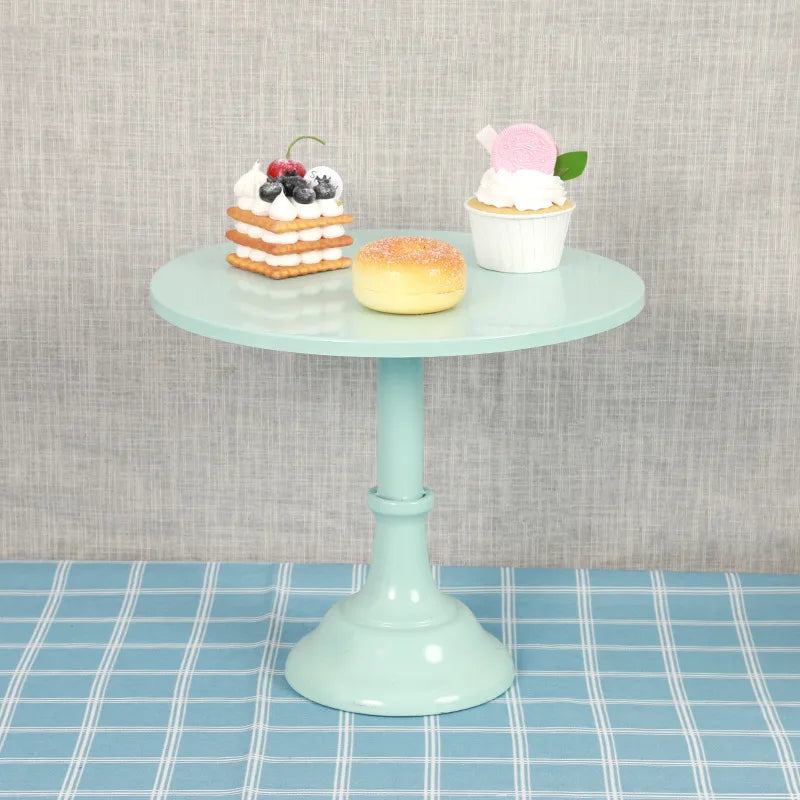 Nordic Style Solid Color Iron Daily Party Cake stand