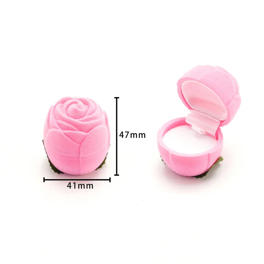1 Piece Flannel Simple Style Classic Style Daily Angel Crown Strawberry Jewelry Boxes
