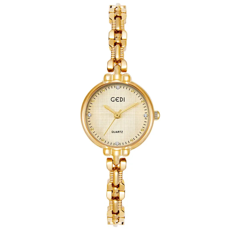 Elegant Luxurious Letter Jewelry Buckle Quartz Watch Women's Watches