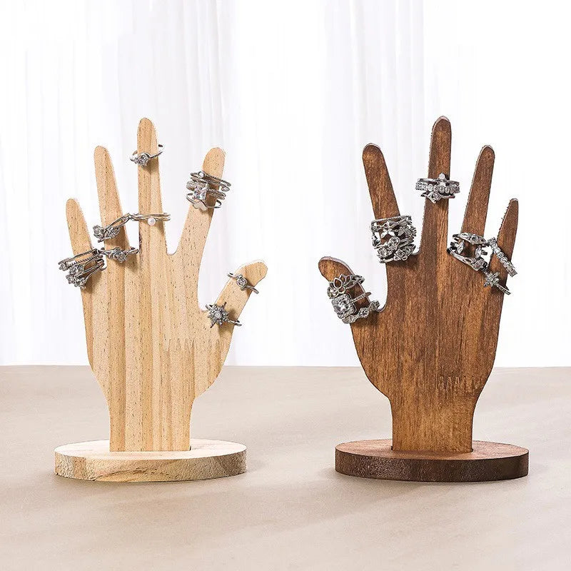 1 Piece Wood Classic Style Hand Jewelry Display