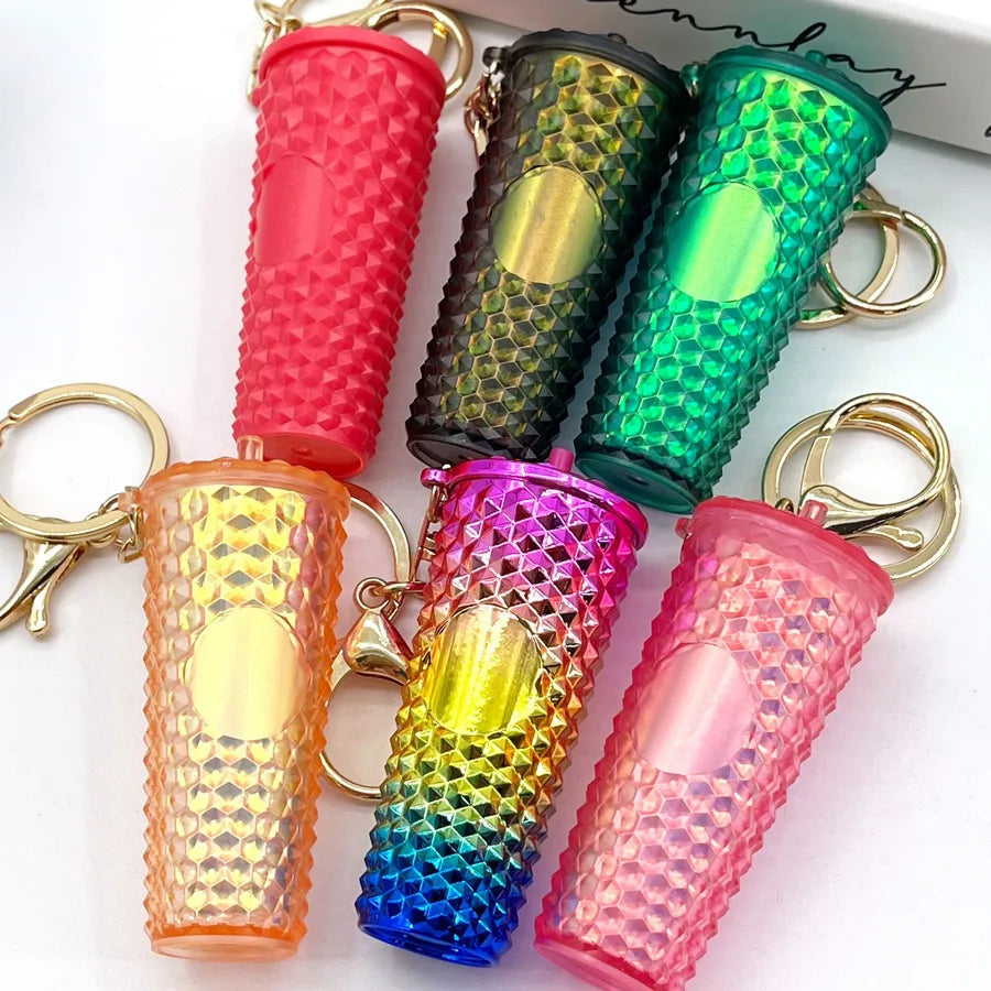 Simple Style Colorful Plastic Unisex Keychain