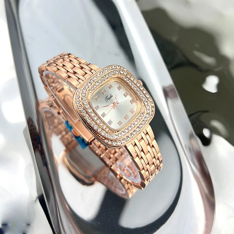Simple Style Geometric Butterfly Double Snap Quartz Women's Watches