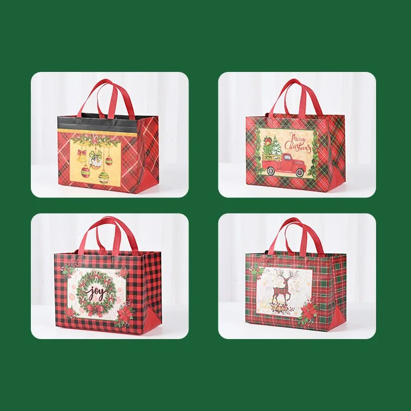 Christmas Cute Christmas Tree Wreath Elk Nonwoven Party Festival Gift Wrapping Supplies