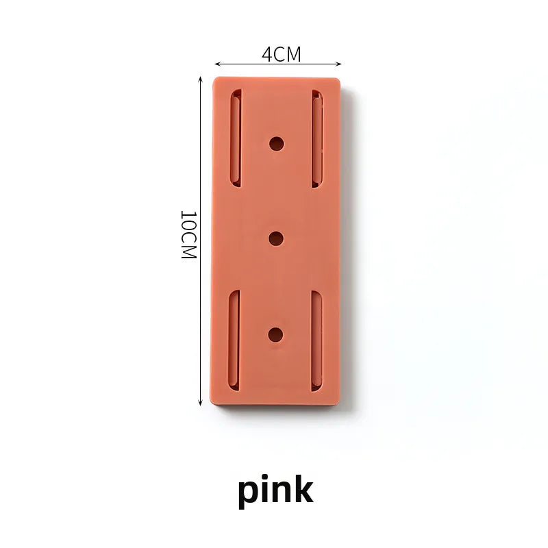 Punch-free Plug-in Holder Wall-mounted Socket Plug-in Storage Rack Patch Board Router Fixed Wall Sticker