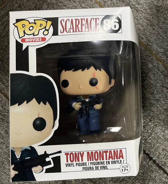 Pop Films and Television Products Handmade Toy Scar Face Scarface 86 Driving Half Eye round Eye 111 Sunshine