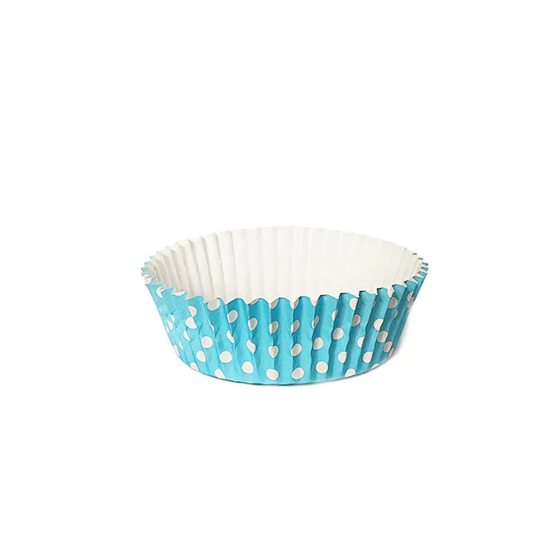 Simple Style Polka Dots Coated paper Bakeware cake cups