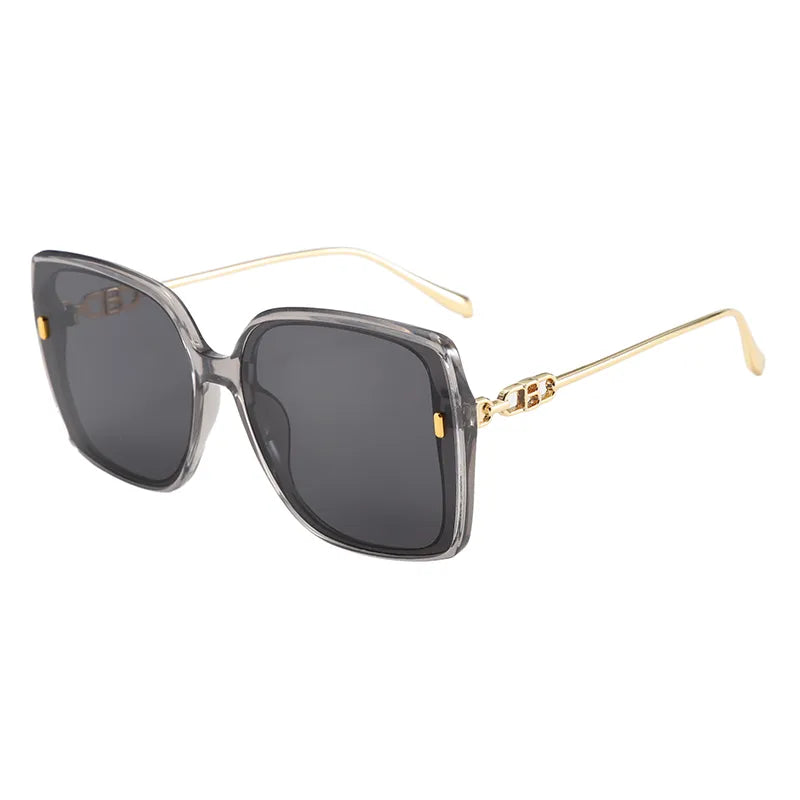 Casual Elegant Retro Solid Color Pc Square Full Frame Women's Sunglasses