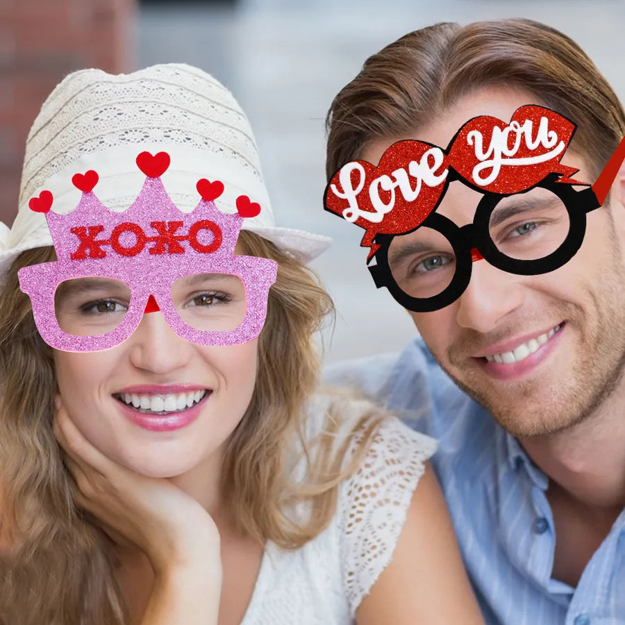 valentine's day geometric cloth party costume props