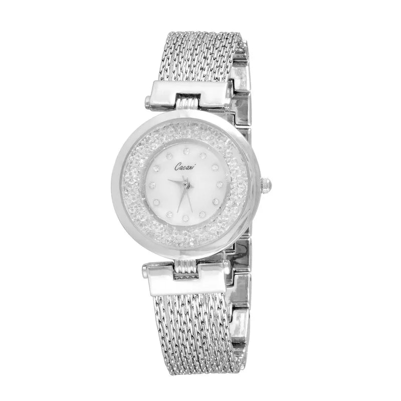 Retro Commute Solid Color Jewelry Buckle Quartz Watch