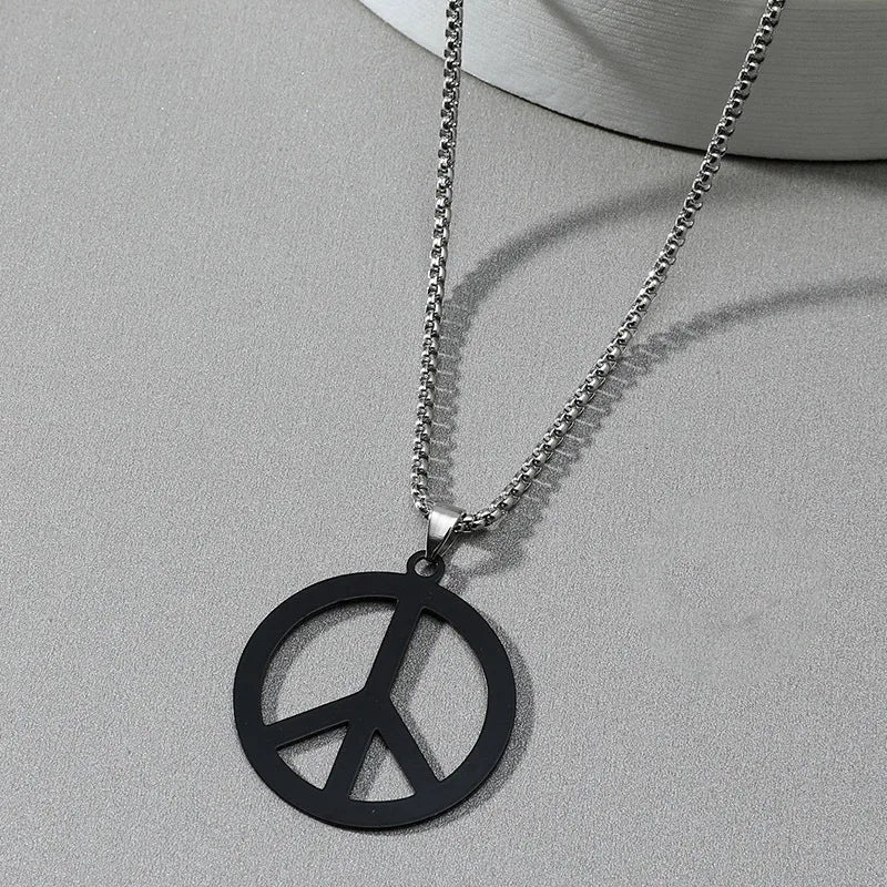 fashion stainless steel plating men's necklace