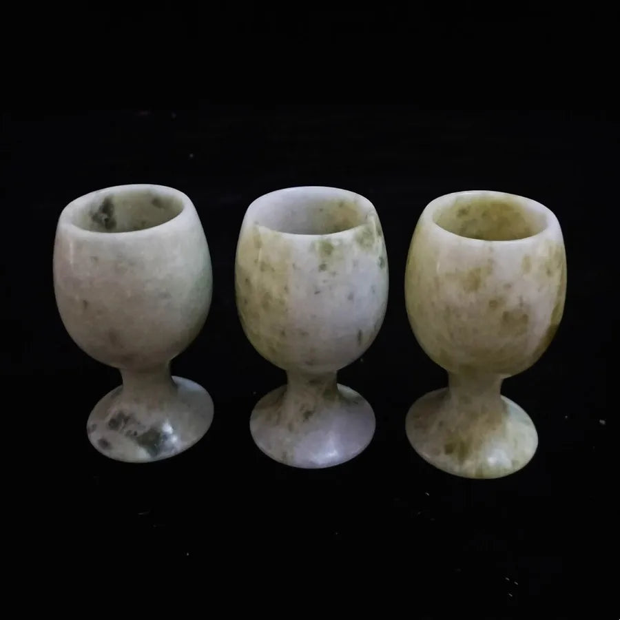 Retro Marble Jade 1 Piece Goblet