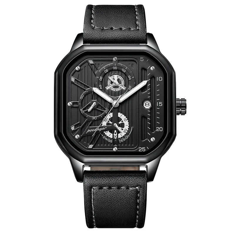 sports geometric buckle quartz men's watches