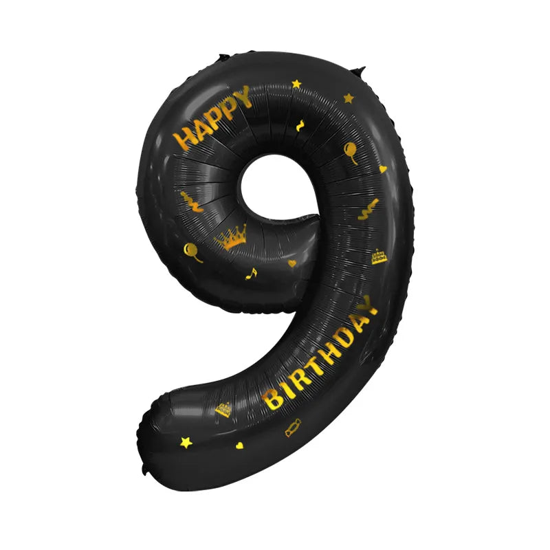 birthday princess glam letter aluminum film indoor outdoor party balloons
