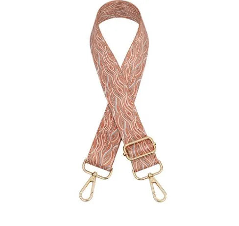 all seasons polyester geometric bag strap