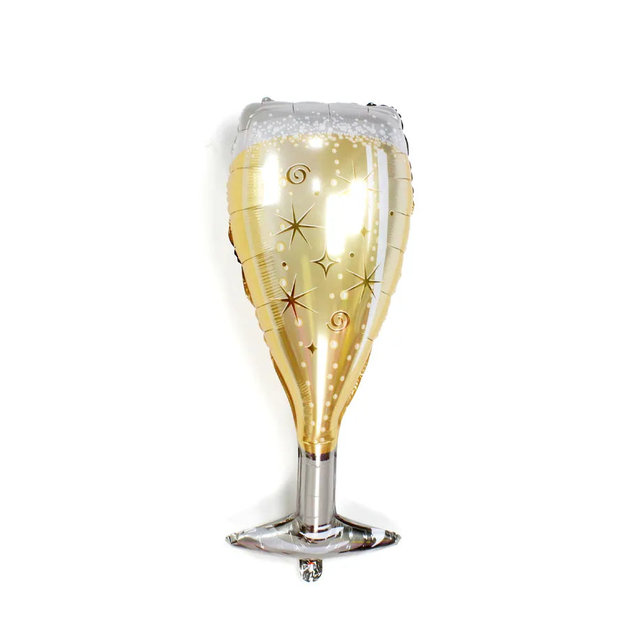 cute exaggerated romantic beer wine glass wine bottle aluminum film party birthday festival balloons