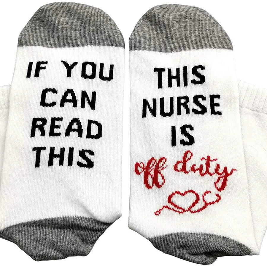 unisex fashion letter color block cotton crew socks
