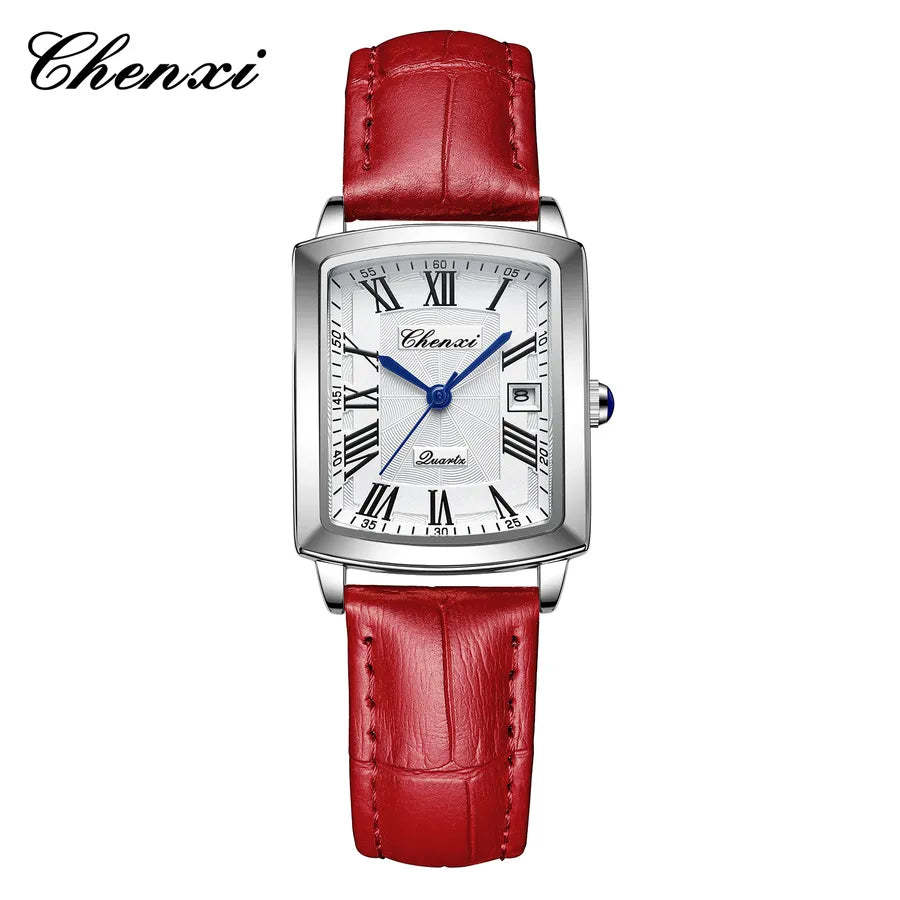 Casual Color Block Buckle Quartz Watch Men's Watches