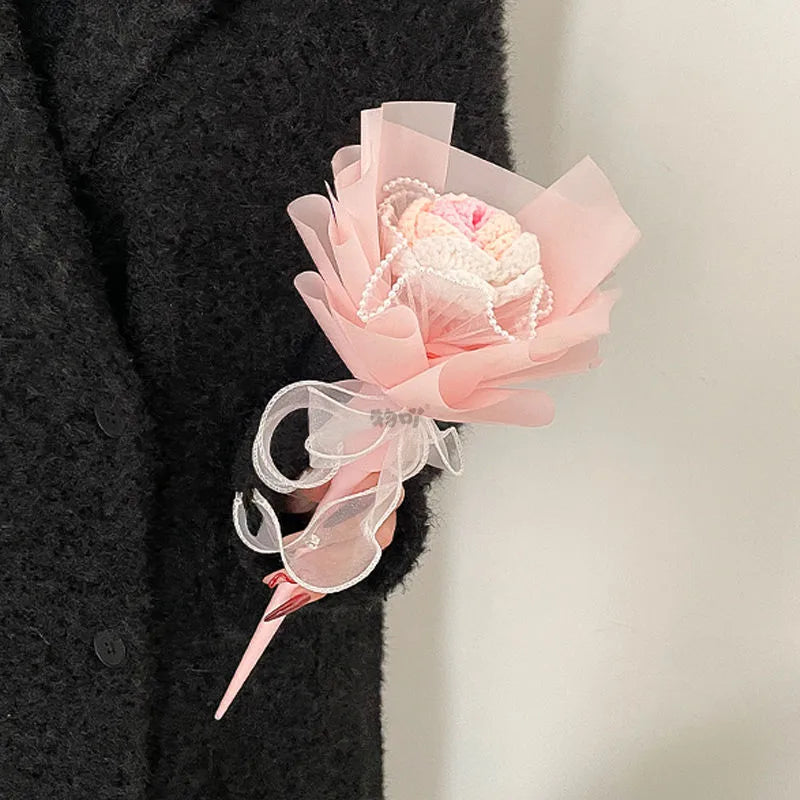 Sweet Multicolor Knit Artificial flowers