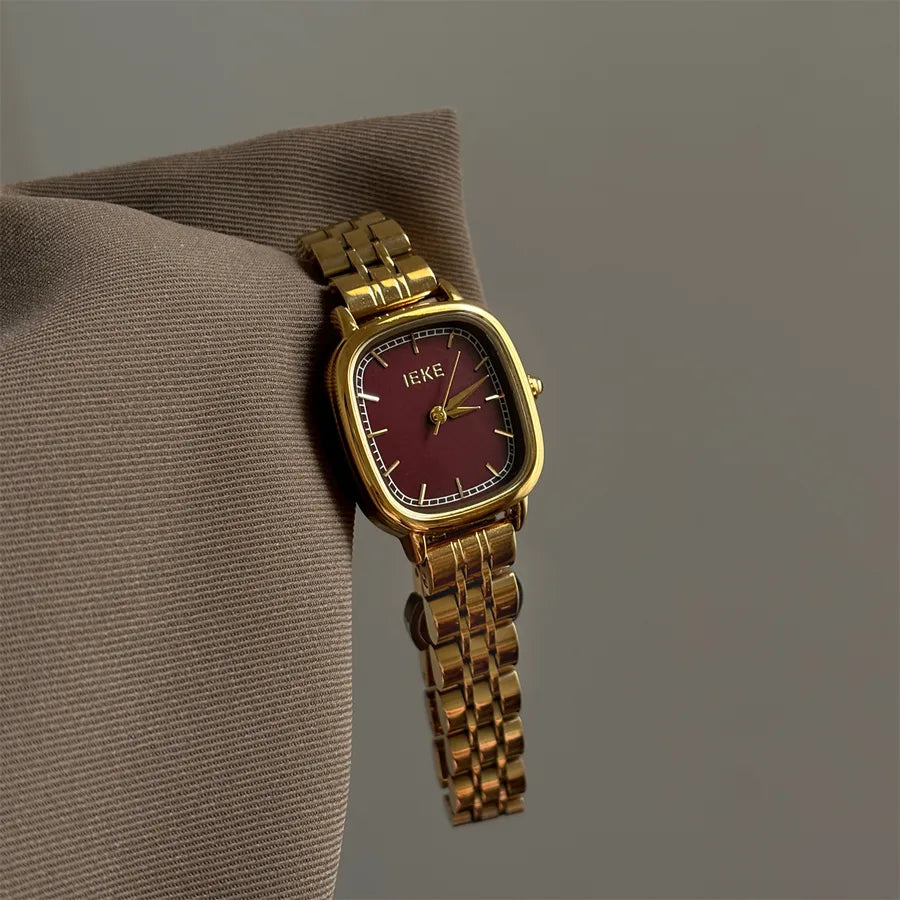 Casual Luxurious Square Double Side Snaps Quartz Watch