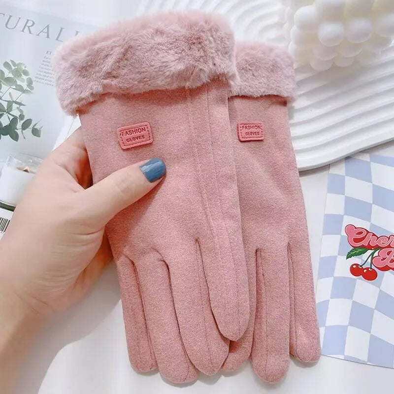 Women's Casual Elegant Simple Style Solid Color Gloves
