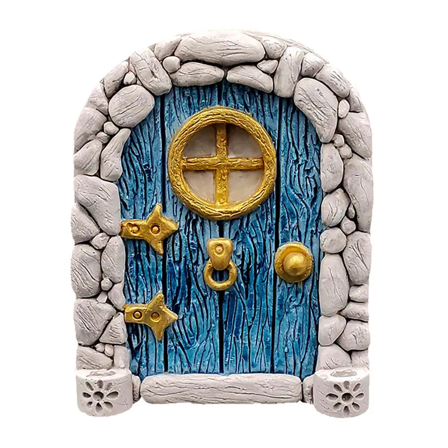 elf fairy door courtyard wooden tree decoration garden crafts