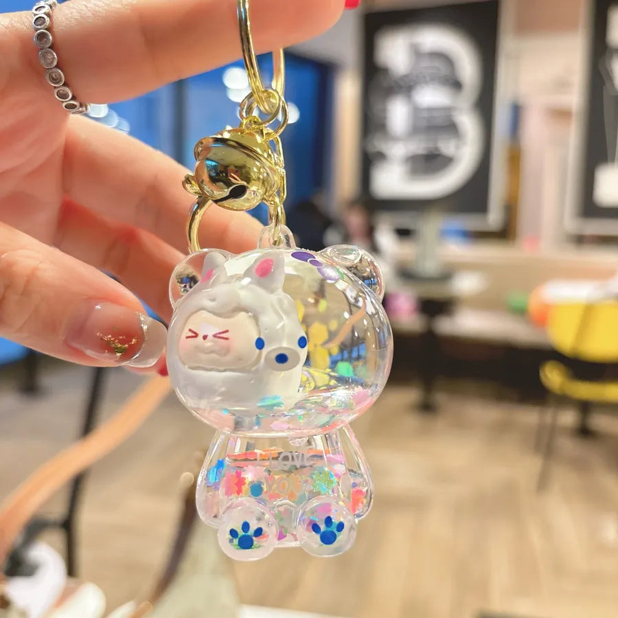 1 Piece Cute Cartoon Character Acrylic Unisex Bag Pendant Keychain