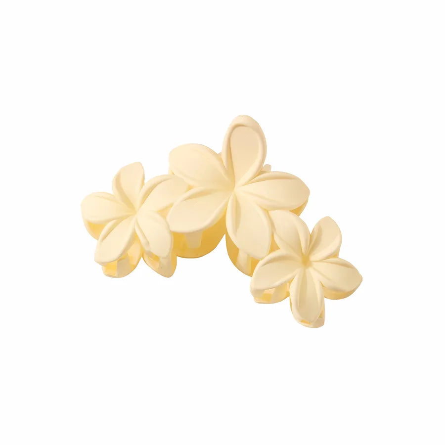 Simple Style Classic Style Women's Plumeria Plastic Stoving Varnish Hair Claws