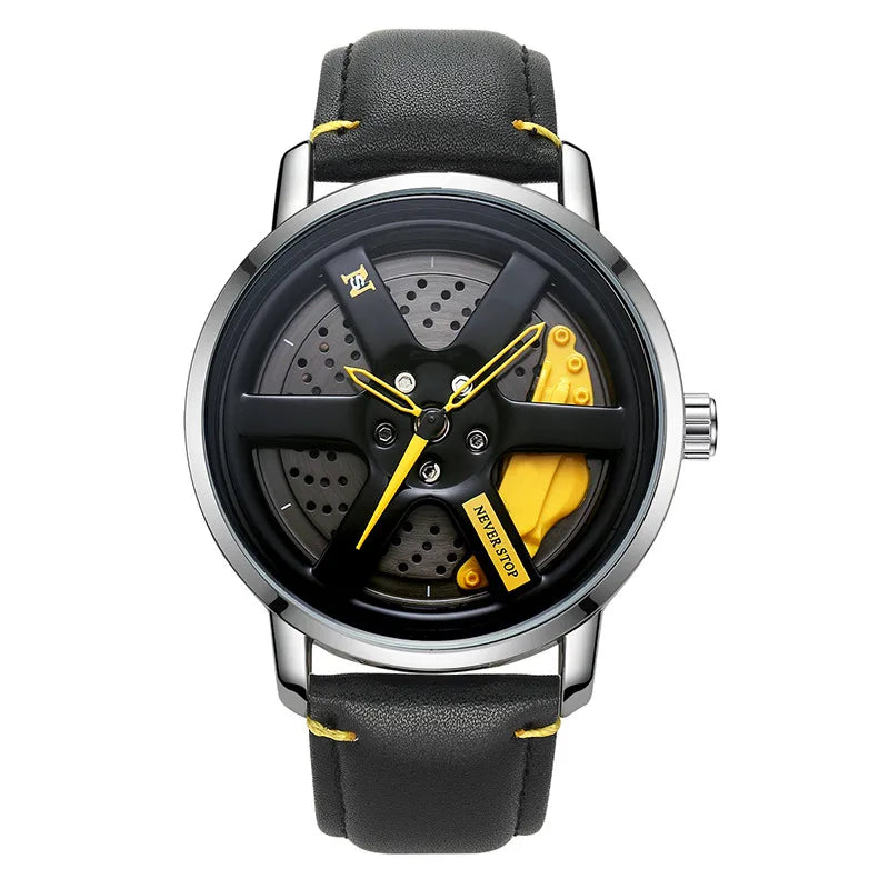 Sports Color Block Buckle Quartz Men's Watches