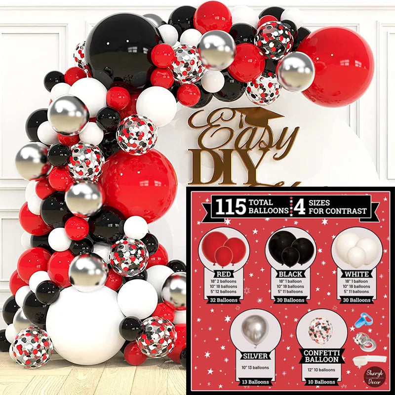 10 Series Birthday Party Decoration Balloon Suit Balloon Chain Arch Wedding Wedding Room Scene Arrangement