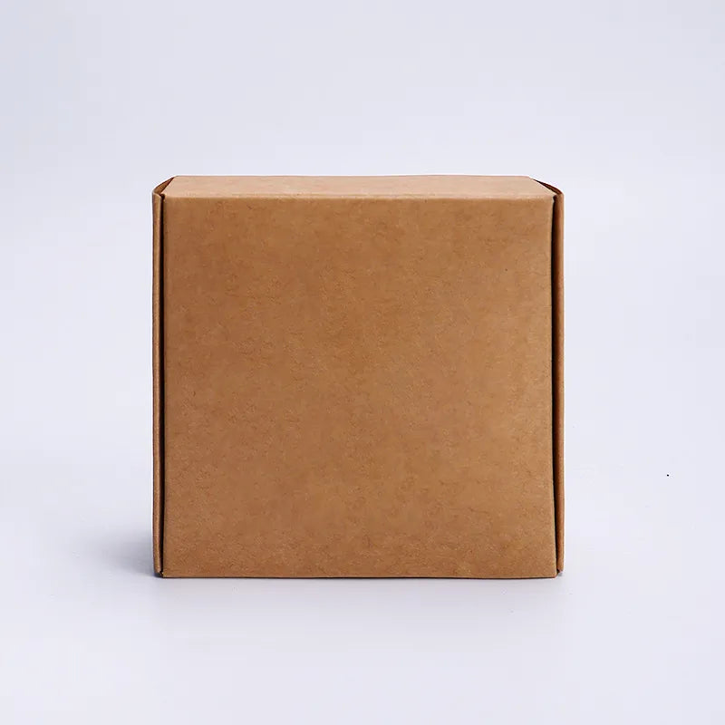 simple style solid color kraft paper paper box 1 piece