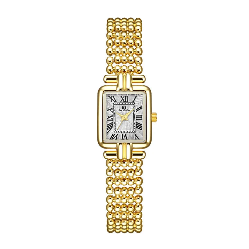 Elegant Solid Color Jewelry Buckle Quartz Watch Women's Watches