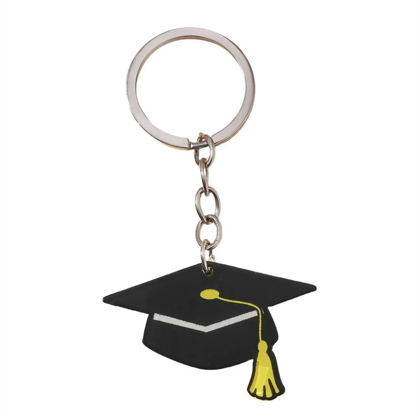 Modern Style Doctoral cap Arylic Teachers' Day Unisex Keychain