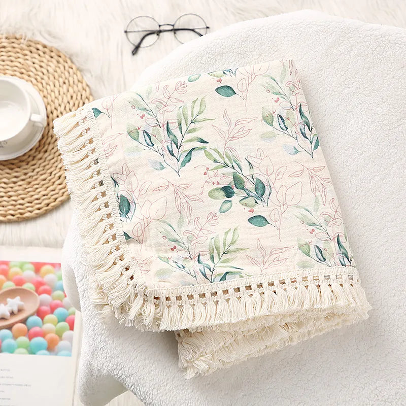 simple style solid color printing cotton baby bedding