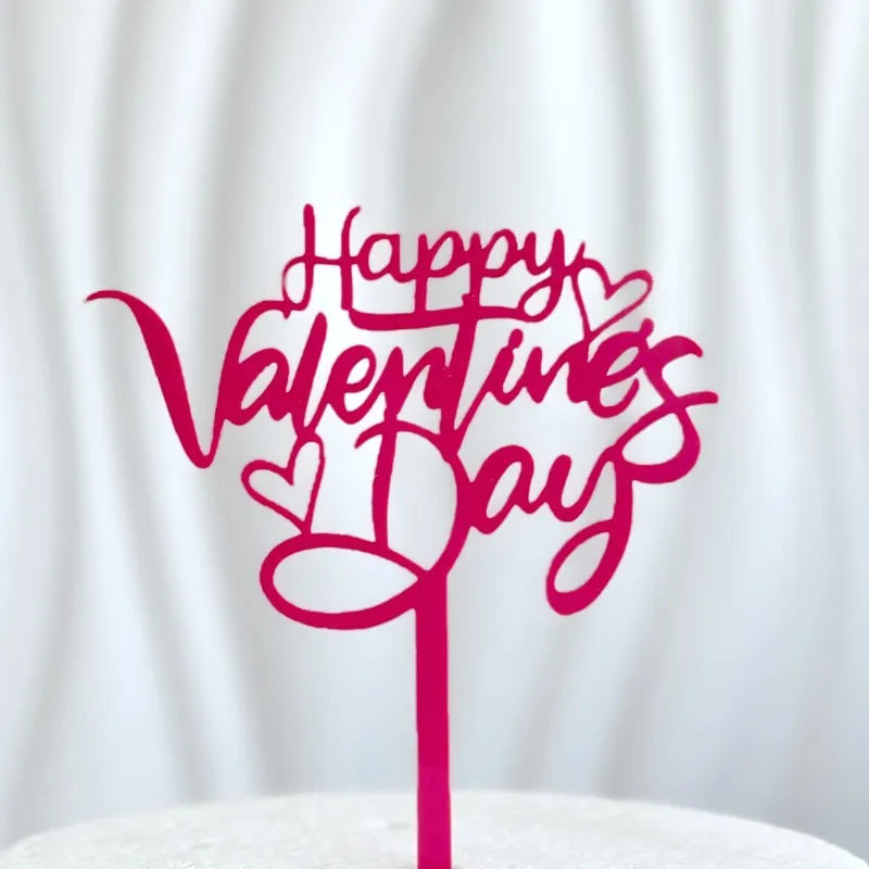 Valentine'S Day Casual Elegant Lady Letter Plastic Holiday Banquet Selfie Cake Decorating Supplies Party Supplies Cake Decorating Supplies 1 Piece