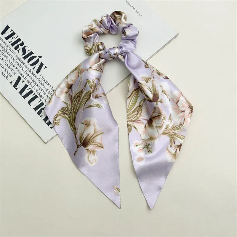 Elegant Lady Women's Flower Cloth Hair Tie