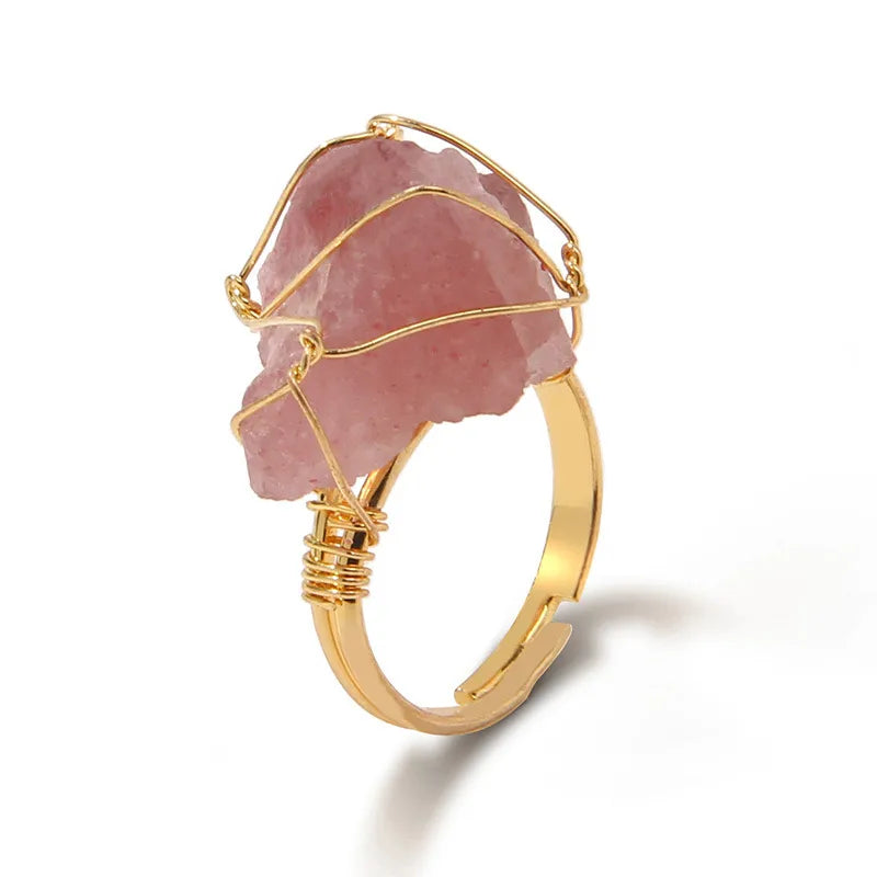 fashion irregular crystal rings 1 piece