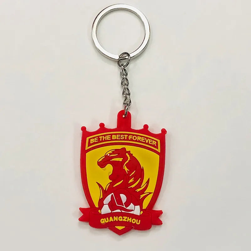 Simple Style Animal Letter Number PVC Football World Cup Keychain