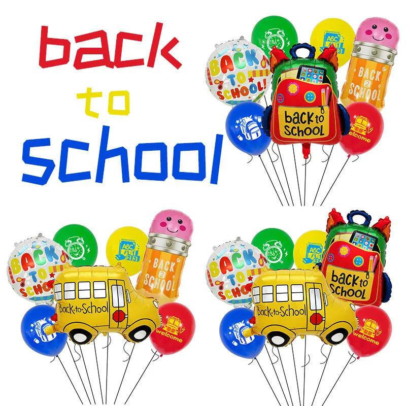 Back To School Simple Style Letter Aluminum Film School Birthday Balloons