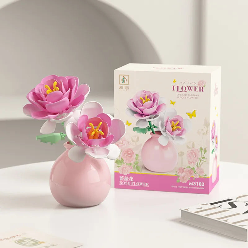 Kids(7-16Years) Children Unisex Flower ABS Building Toys Learning & Education Toys