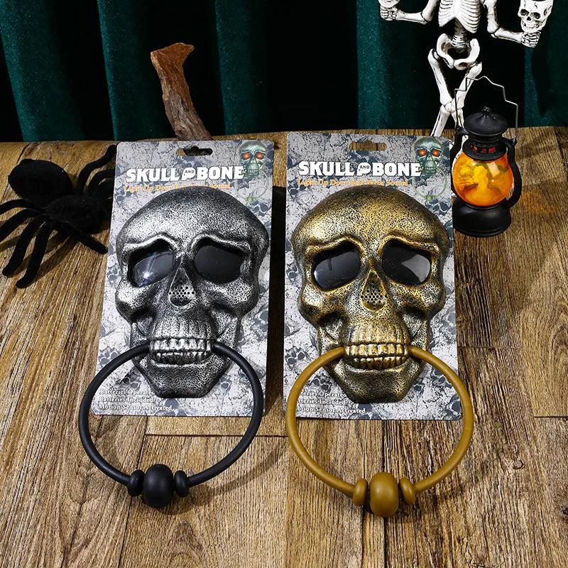 halloween skull plastic party doorbell