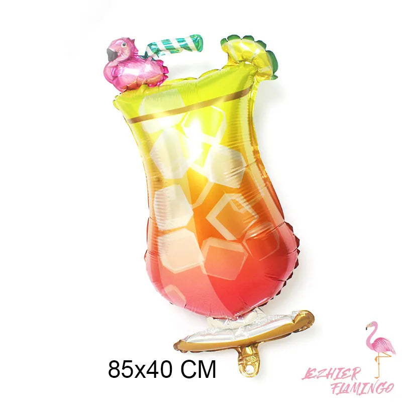 cute exaggerated romantic beer wine glass wine bottle aluminum film party birthday festival balloons