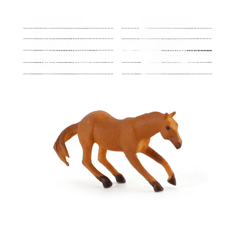 simulation mini farm poultry chicken duck goose cow gold small animal miniature model sand table ornaments wholesale